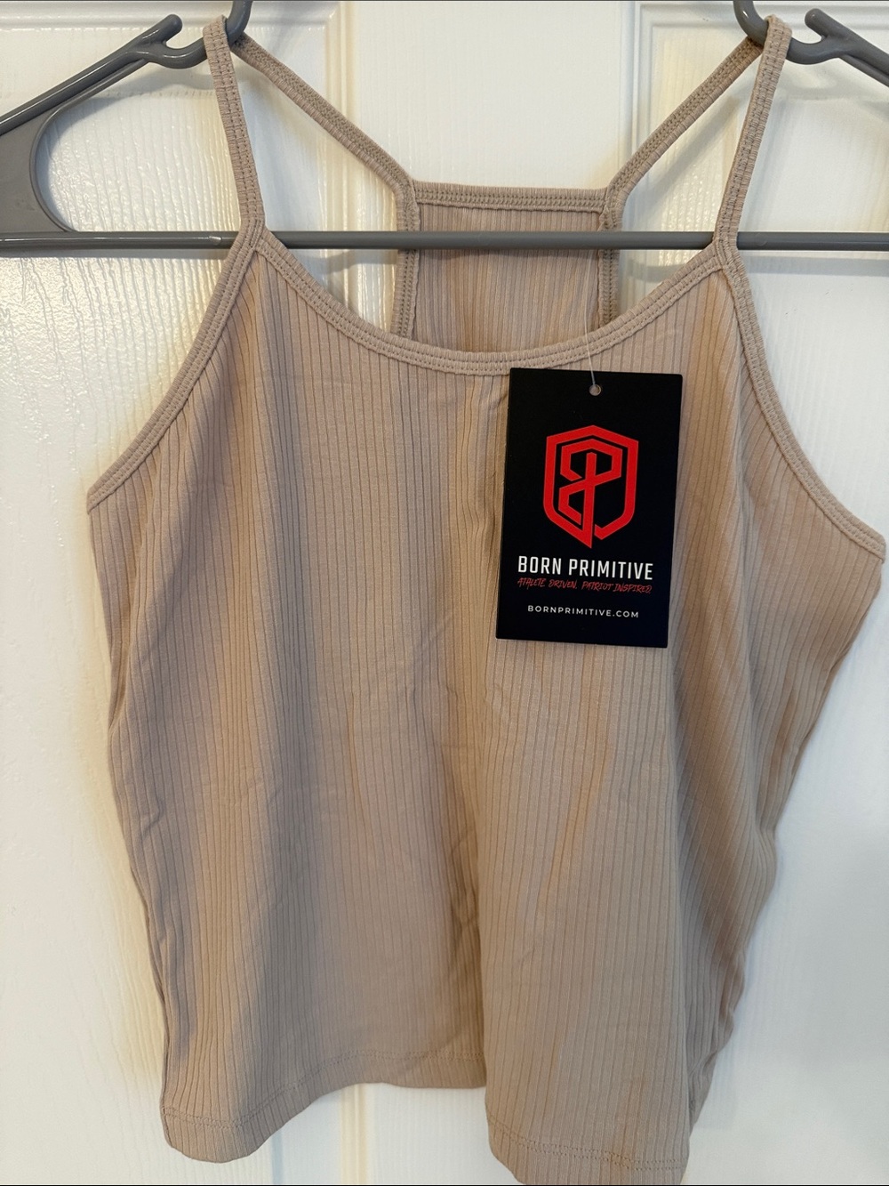 Born Primitive Keep it Easy Tank Cami in Taupe
